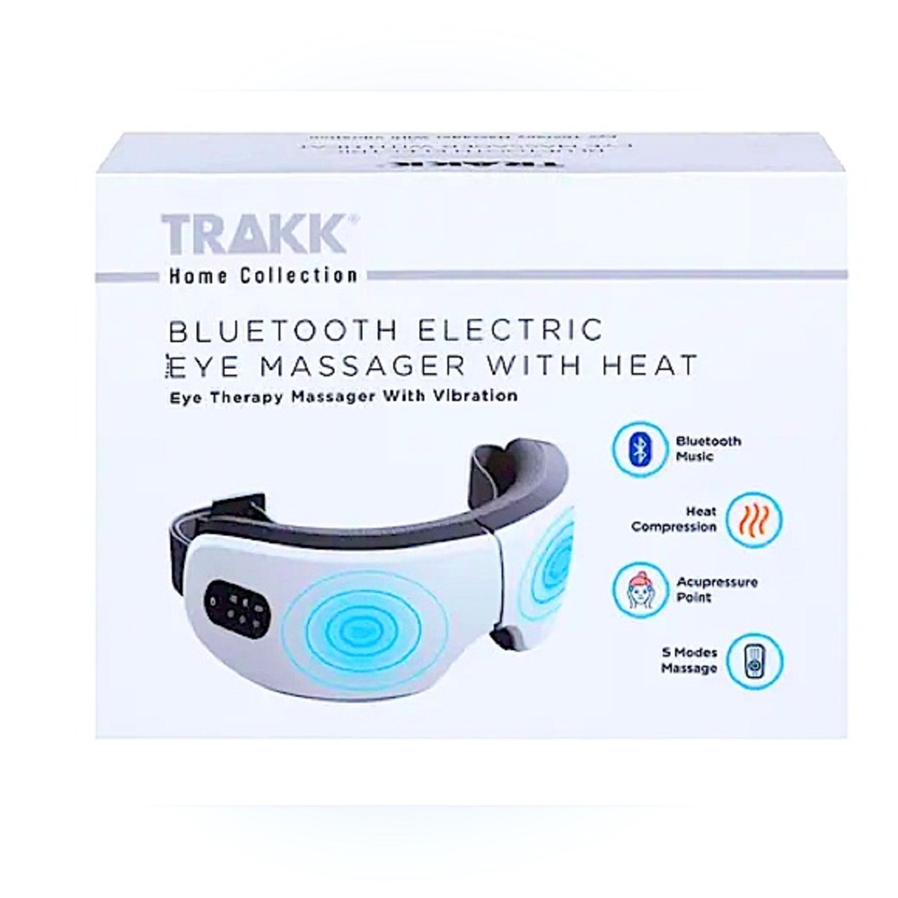 Trakk Bluetooth electric eye massager with heat, NWT